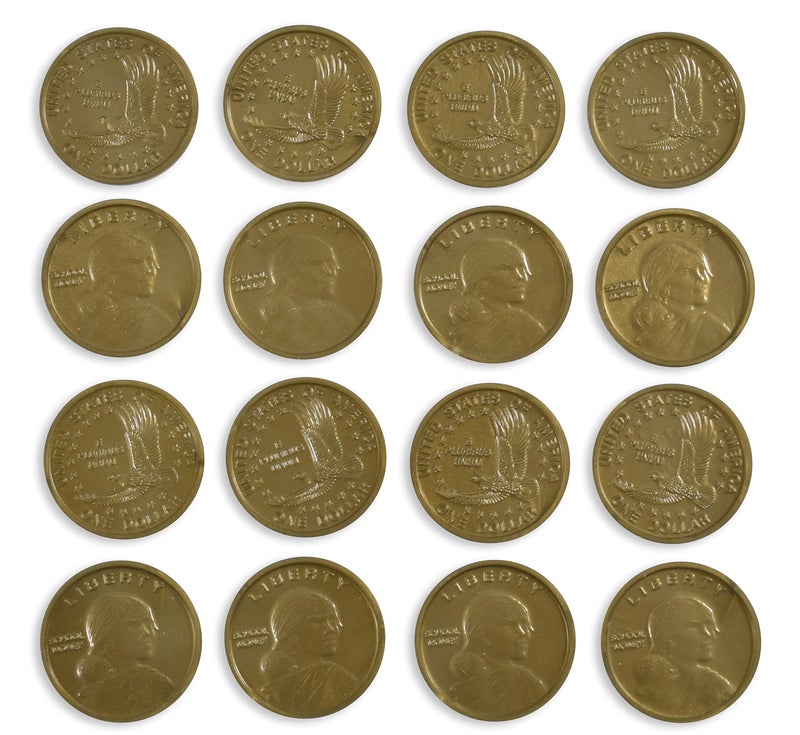 LEARNING ADVANTAGE Play Dollars - Set of 50 Plastic Coins - Designed and Sized Like Real US Currency - Teach Money Math With This Pretend Play Resource - Image 2